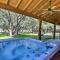 Riverfront Blanco Home with Shaded Porch and Hot Tub - Blanco
