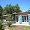 Typical house of South East France with blue shutters - Buisson