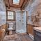 Pocono Log Cabin Fireplace, Fire Pits and Amenities