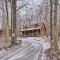 Pocono Log Cabin Fireplace, Fire Pits and Amenities