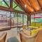 Screened Porch and 3 Decks Beech Mountain Cabin