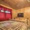 Deck with Private Hot Tub Lakefront Raystown Cabin!