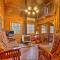 Scenic Log Cabin with Fire Pit and Stocked Creek!
