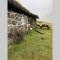 Turf house in Saksun with panoramic view
