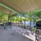 Yellowstone River Lodge with Kayaks and Mountain Views