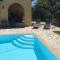 Gastouri Villa Pascalia with heated pool in October and views