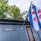 Groot hoek Chalet met Airco ,Wasmachine, Vaatwasser,Droger en luxe keuken en zwembad op camping! Immer Besser!