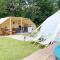 Lotus Belle Tipi at Le Ranch Camping et Glamping - Madranges