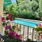 Gastouri Villa Pascalia with heated pool in October and views