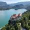 Vila Lesce with heated outdoor pool - Lesce