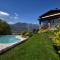 Villa in Pisogne with pool garden and lake view