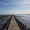 Wohnmobilstellplatz Hemenswarft an der Nordsee - Meerblick