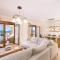 Irida beachfront Villa for 12 steps to amenities