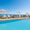 Irida beachfront Villa for 12 steps to amenities