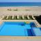 Irida beachfront Villa for 12 steps to amenities