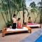 Orange palm pool villa