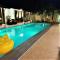 Orange palm pool villa