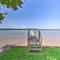 Lakefront Retreat with Pier, Bar Hut and Fireplace!
