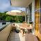 Ferienwohnung Hafenliebe, Villa Vilmblick mit Meerblick