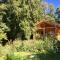 Blockhaus Chalet mit eigenem Badefass und Infrarotsauna auf der Terrasse - Oberschützen