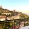 Hotel PANORAMA Kruje view on the castle and the old town