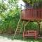 Nice flat with sauna covered terrace garden and tree house for children - Zandt