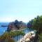 2 bedrooms appartement with sea view enclosed garden and wifi at Taormina 2 km away from the beach