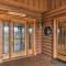 Hot Tub, Grill Hilltop Log Cabin in Hot Springs!