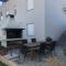 Apartment 1 with the swimming pool