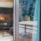 Novosiele Lifestyle Apartments - nad górską rzeką - Strefa relaksu sauna jacuzzi - Bieszczady