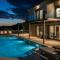 Color villas-New Villa Green at Trapezaki with private pool - Mousata