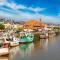 Trouville sur mer vue sur la Touque photo 8