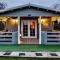 Sunset log cabin