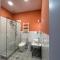 Red door-Room with private bathroom