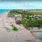 villa sur la plage et piscine