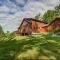 OE Beautiful modern log home on 17 acres private views fire pit Ping Pong AC