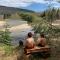 OR Luxury yurt-like home in Bretton Woods with private beach firepit AC fishing and trails - Carroll