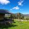 Chalet et mobil homes dans la montagne au Camping les Sapins