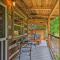 Covered Deck and Fire Pit Smoky Mountain Cabin