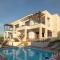 Family Villa Rousa in Rethymno with Pool, BBQ and Kids Area