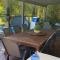 Relax in the spa with views opposite Lake Eildon