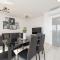 Adna luxury apartment with a pool