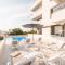 Adna luxury apartment with a pool