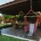 Casa de madera con piscina privada