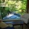 La chapelle moulin traversée par l'eau jacuzzi piscine classé 5 étoiles - Bourg-Argental