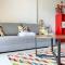 #D1 The red one Studio sofa bed Near GEM train station - غرونوبل