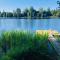 Tiny hut in the forest overlooking the river - Avesta