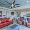 Walk to Ocean Bright Crystal Beach House with Deck!