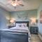 Walk to Ocean Bright Crystal Beach House with Deck!