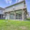 Walk to Ocean Bright Crystal Beach House with Deck!